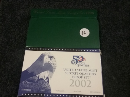 1998 Proof Set and 2002 State Quarters Proof Set
