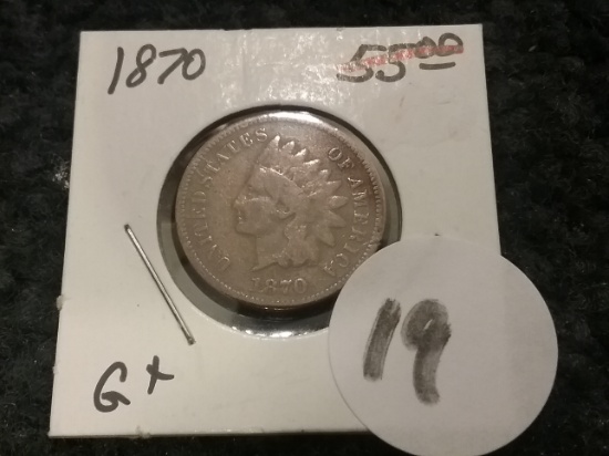 1870 Indian Cent in Good