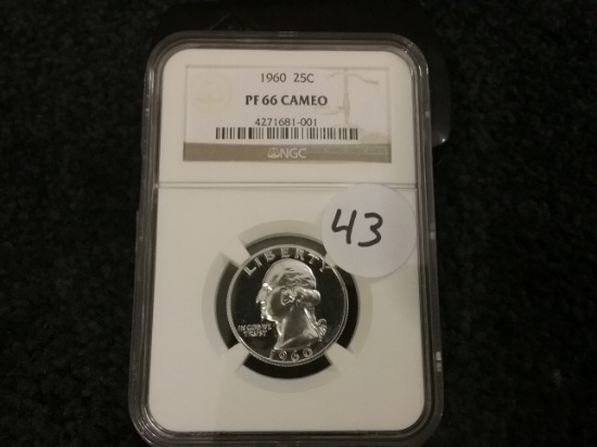 NGC 1960 25 cent PF-66 CAMEO