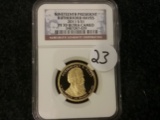NGC 2011-S Rutherford B Hayes $1 Presidential Dollar in Proof 70 Ultra Cameo