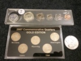 1968 Uncirculated Mint Set, 2007 Gold edition State quarter set and…..