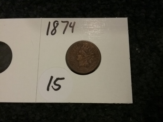 1874 Indian Cent