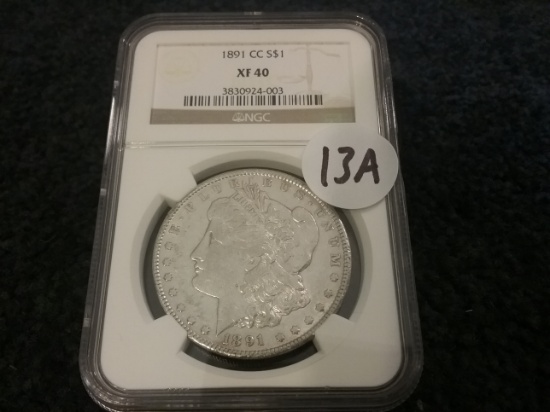 NGC 1891-CC $1 Morgan XF-40