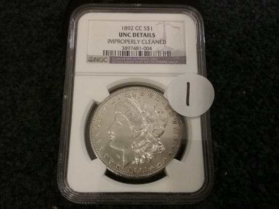 NGC 1892 - Carson City $1 Morgan Uncirculated