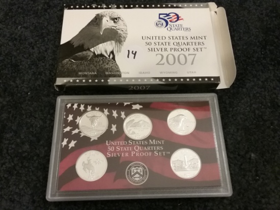 2007 Silver Proof Quarter Set