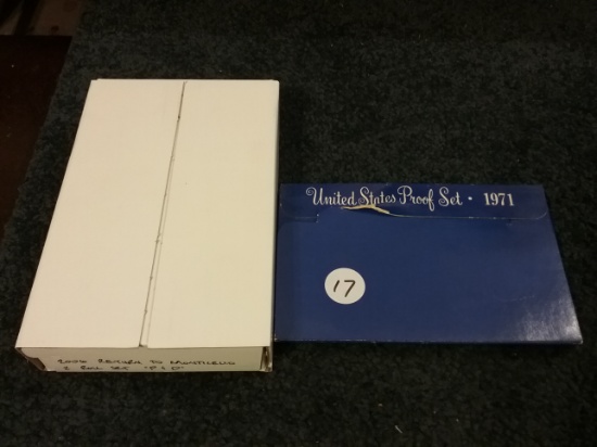 1971 Proof Set and a 2006 Mint Nickel roll P & D Set