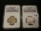 NGC Polk $1 and Lincoln $1 2009P and 2010D Both First Day Issues
