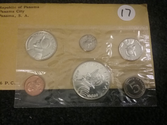 1966 Panama Silver Proof Set