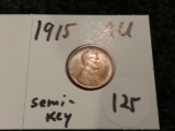 1915 Wheat Cent in About Uncirculated Condition!