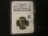 NGC 2009-D $1 Polk First Day Issue