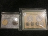 THE Space Coin Collection and American Nickels of the 20th Century set