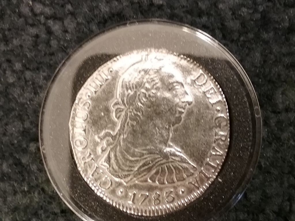 1783 Spanish Milled Dollar 8 Reales Coins Currency Coins - 