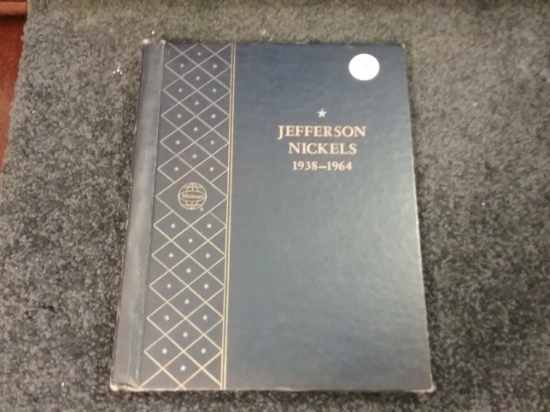 Nearly Full Jefferson Nickel book with Silvers and a proof