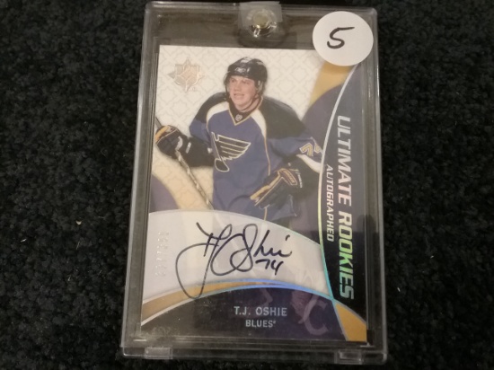 UpperDeck TJ Oshie Signature Card