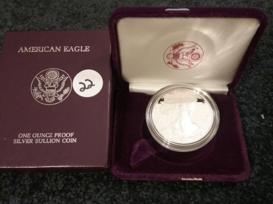 2000-P Proof Deep Cameo American Silver Eagle