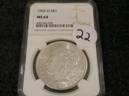 NGC 1902-Morgan Dollar in MS-64