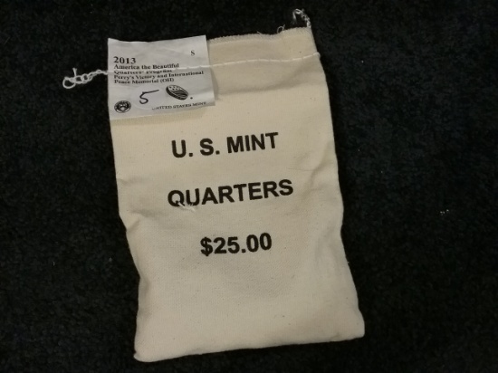 UNOPENED! Mint Sewn America The Beautiful 2013-S Quarter