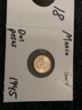 Alright…back to the coins with a GOLD Mexico 1945 dos pesos piece