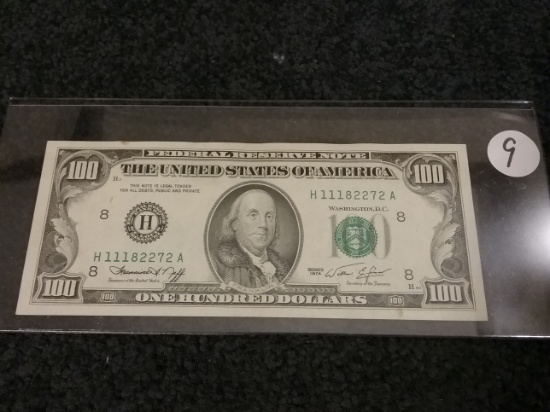 Uncirculated $100 1974 Federal reserve Note