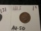 1883 Indian Cent in About Uncirculated - 50 condition