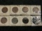 Nine Chinese Cash Coins