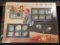 1968 and 1997 P & D Mint Sets with history cards and uncirculated stamps