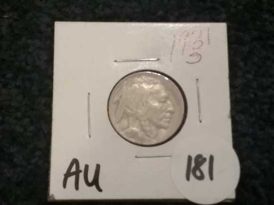1931-S Buffalo Nickel in About Uncirculated condition