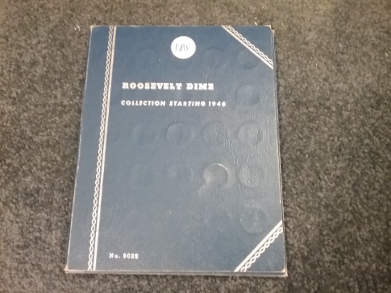Nearly full book of nice Roosevelt Dimes