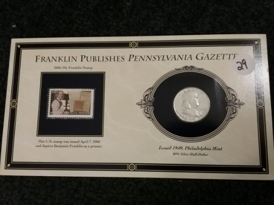 Franklin Publishes the Pennsylvania Gazette