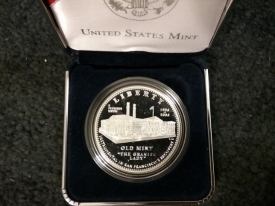 2006-S Silver Proof Deep Cameo Dollar Commemorative Old Mint