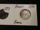 France 1886 franc