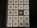 Sheet of nineteen (19) Silver Canada coins