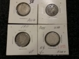1935-S Buffalo Nickel in XF condition (dark), 1883 no cents 