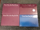 1985, 1992, 1983, and 1991 Proof Sets