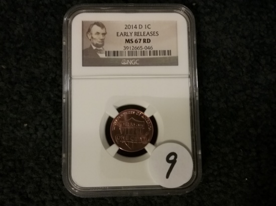 NGC 2014-D Cent MS-67 RED Early Release