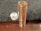 1954-S Brilliant Uncirculated RED wheat cent roll