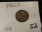 1922-D Wheat cent in Very Good condition