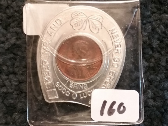 Encased 1973-D cent