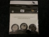 America The Beautiful 3-coin BU and Proof Set