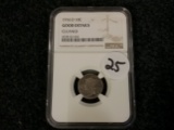 KEY DATE NGC 1916-D Mercury Dime