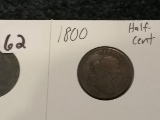 1800 Half Cent