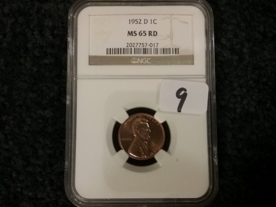 NGC 1952-D Wheat Cent MS-65 RED