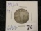 1917-S Type 1 Standing Liberty Quarter in Very Good - Good