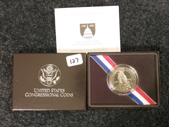 1989 Commemorative half dollar Bicentennial Congress