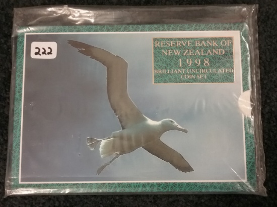 1998 New Zealand BU Coin Set