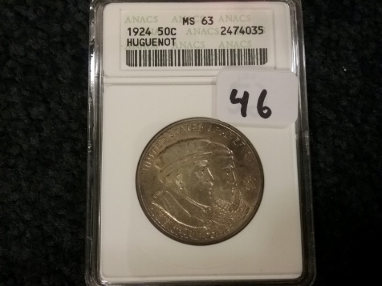 ANACS 1942 Commemorative half-dollar MS-63