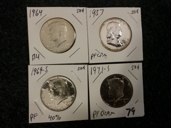 Four Half Dollars