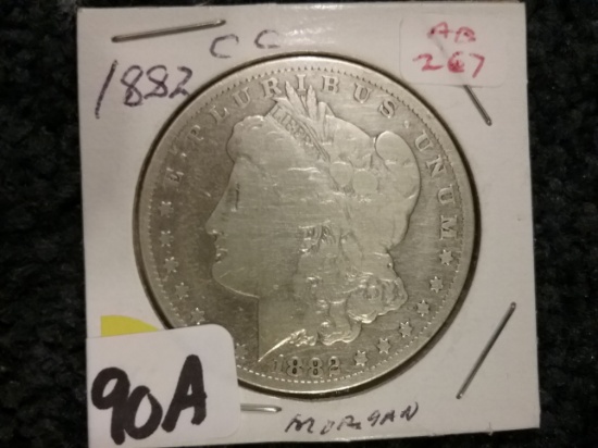 1882-CC Morgan Dollar