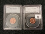 PCGS 1961 and 1962-D Memorial Cent MS-65