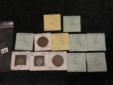 Twelve Great Britain coins